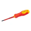 Отвертка диэлектрическая крестовая 1000В VDE PH1*80 мм RAGE by VIRA (397019); УТ-00000361